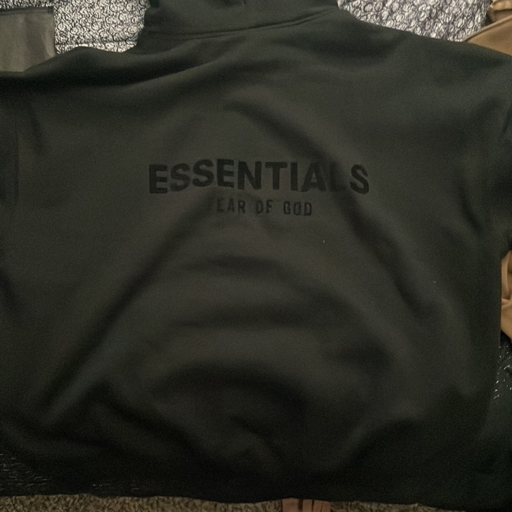 Essentials black fear of god hoodie - Picture 4 of 7